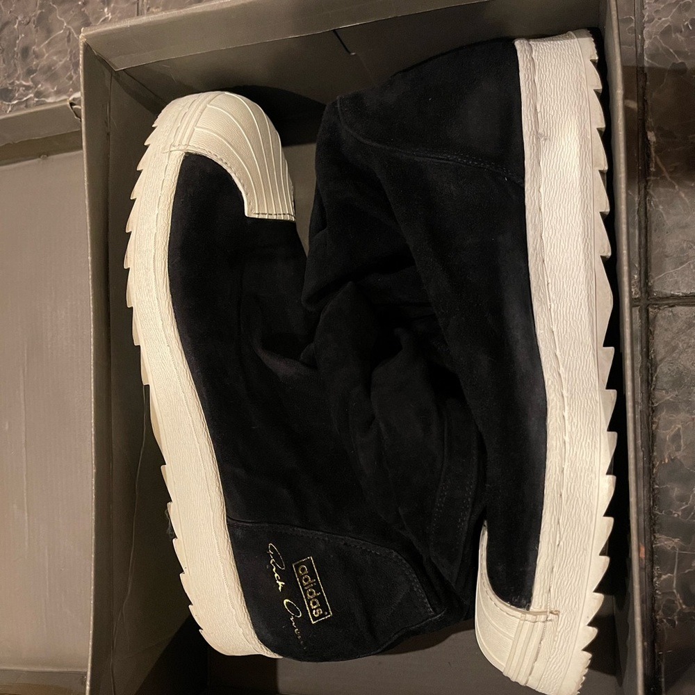 Rick Owens x adidas superstar sock sneaker